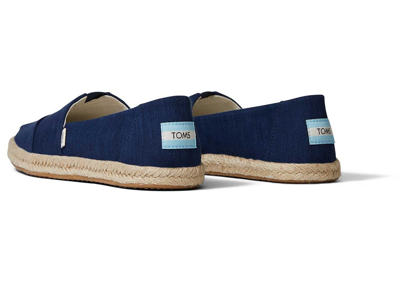 Toms Espadryle Damskie Granatowe - Alpargata Rope - 62TFQNHZV